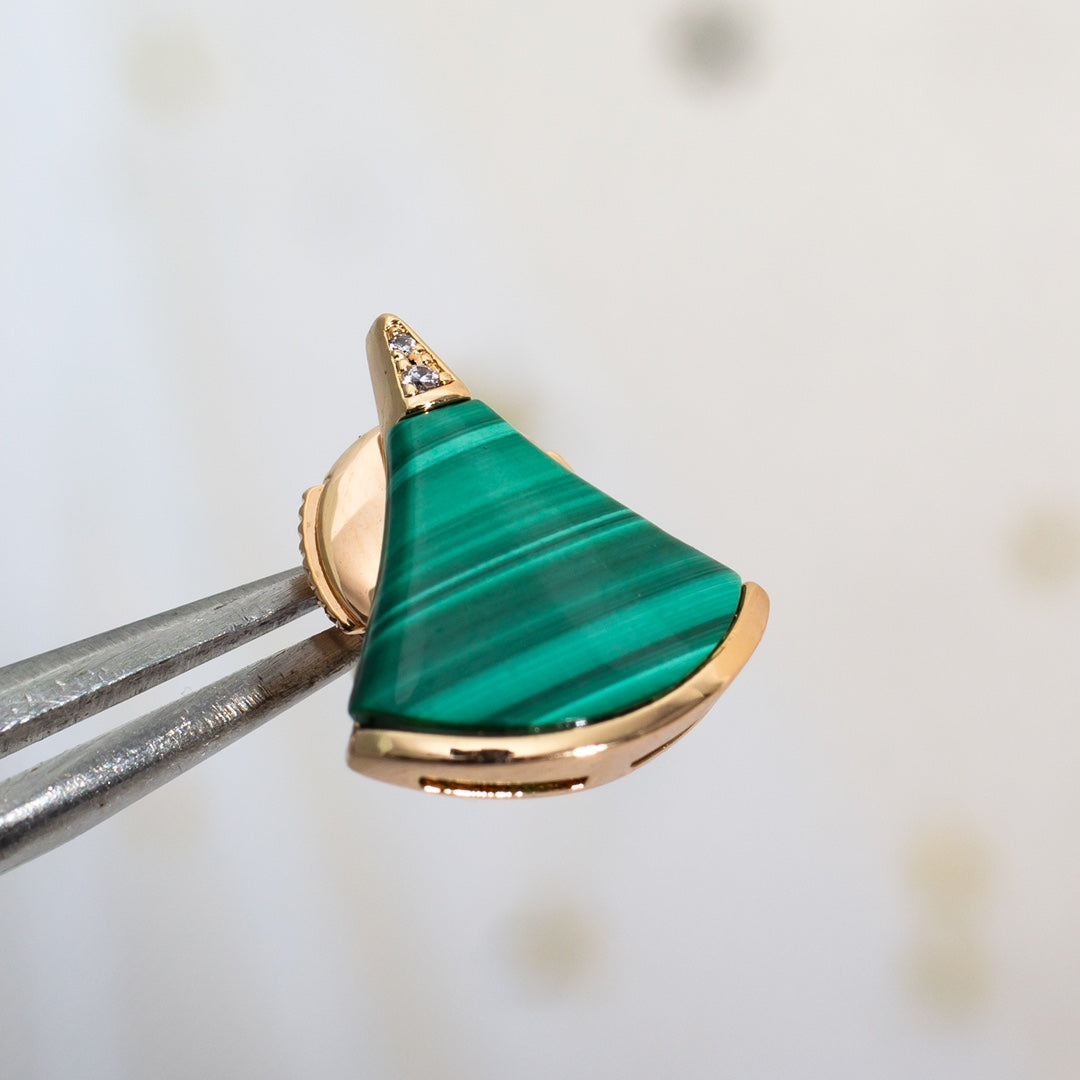 [Luxe Jewelry]DIVAS DREAM EARRINGS PINK GOLD