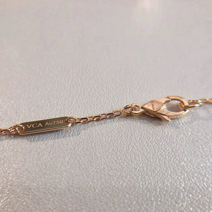 [Luxe Jewelry]PERLEE PEDANT NECKLACE GOLD / ROSE GOLD