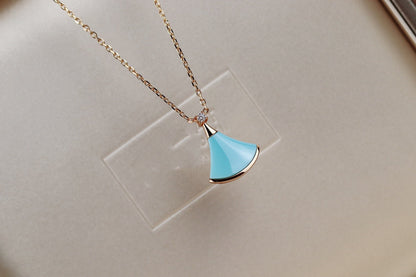 [Luxe Jewelry]DREAM NECKLACE TURQUOISE PINK GOLD