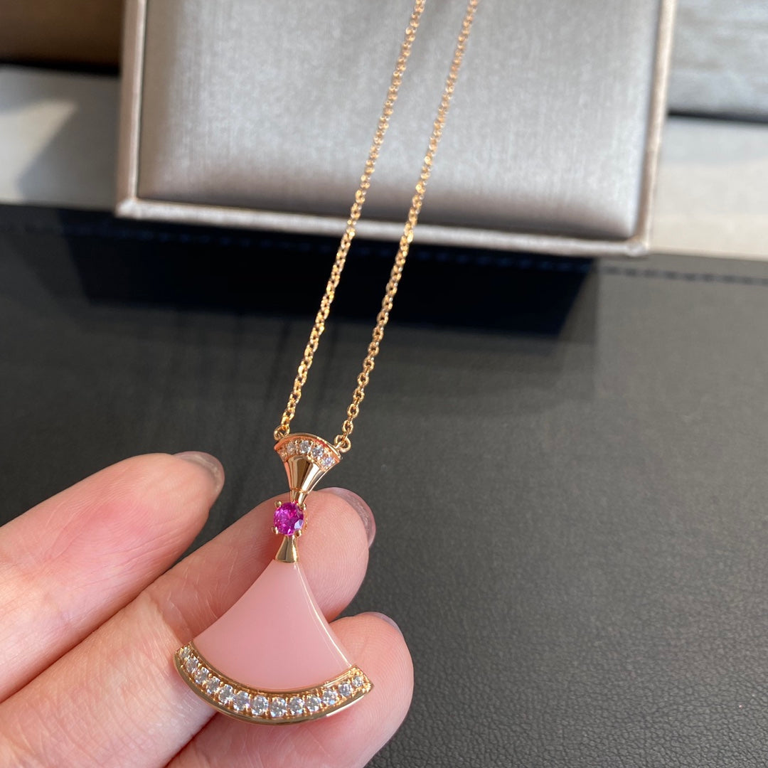 [Luxe Jewelry]DREAM NECKLACE PINK OPAL