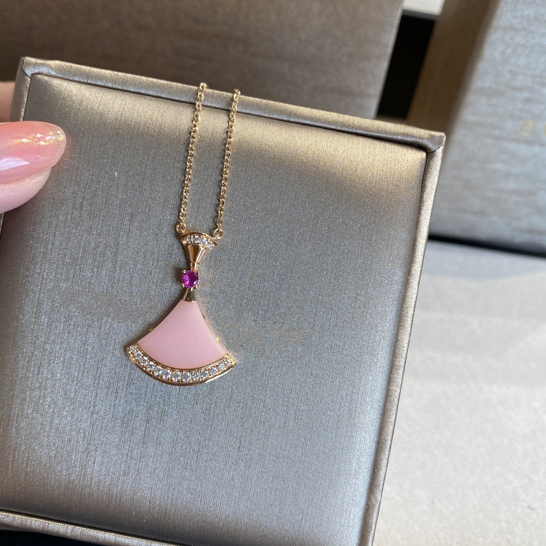 [Luxe Jewelry]DREAM NECKLACE PINK OPAL