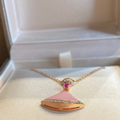 [Luxe Jewelry]DREAM NECKLACE PINK OPAL