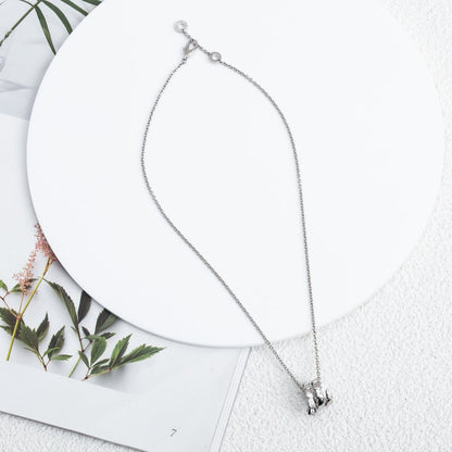 [Luxe Jewelry]SERPENTI SILVER NECKLACE DIAMOND