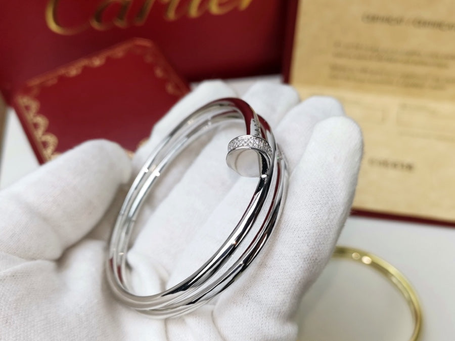 [Bijoux de luxe] BRACELET JUSTE 3,5 MM DOUBLE RANGÉE DIAMANT