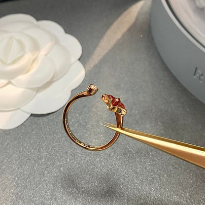 [Bijoux de luxe] BAGUE OUVERTE STAR 1 DIAMANT
