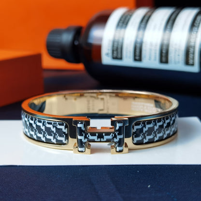 [Luxe Jewelry]H HORSE BRACELET 12MM