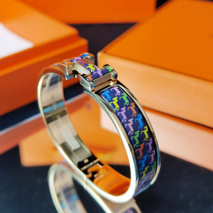 [Luxe Jewelry]H HORSE BRACELET 12MM