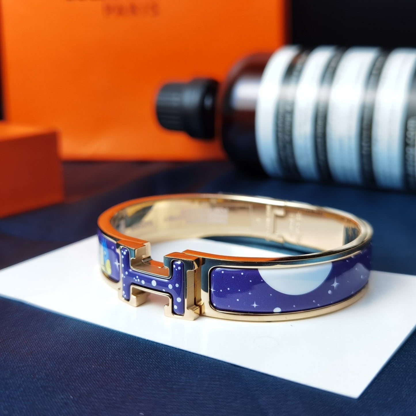 [Luxe Jewelry]H STAR AND MOON BRACELET 12MM