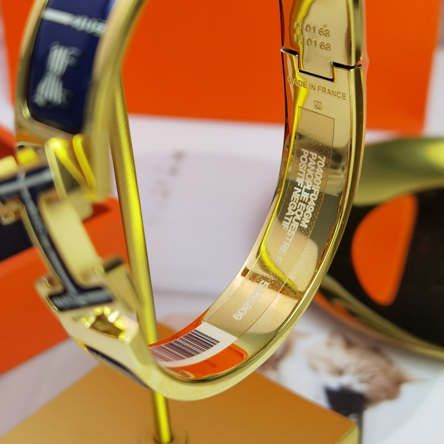 [Luxe Jewelry]H COUVERTURES DARK BLUE BRACELET