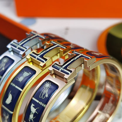 [Luxe Jewelry]H COUVERTURES DARK BLUE BRACELET