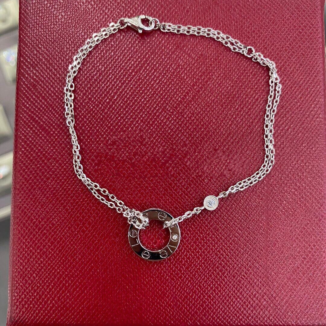 [Bijoux de luxe] BRACELET LOVE 2 DIAMANTS