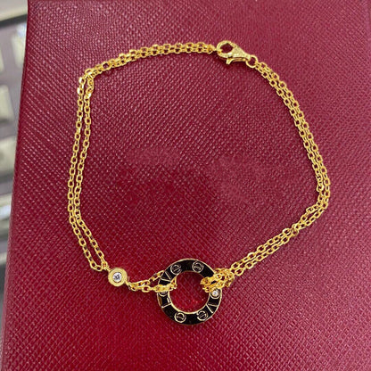 [Bijoux de luxe] BRACELET LOVE 2 DIAMANTS