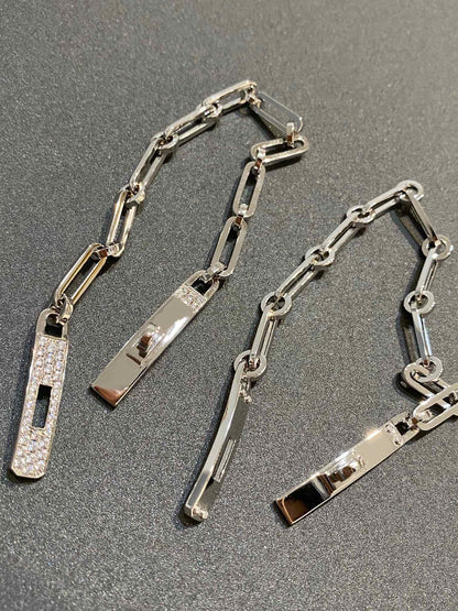 [Bijoux de luxe]BRACELET CHAINE PETIT MODÈLE DIAMANT