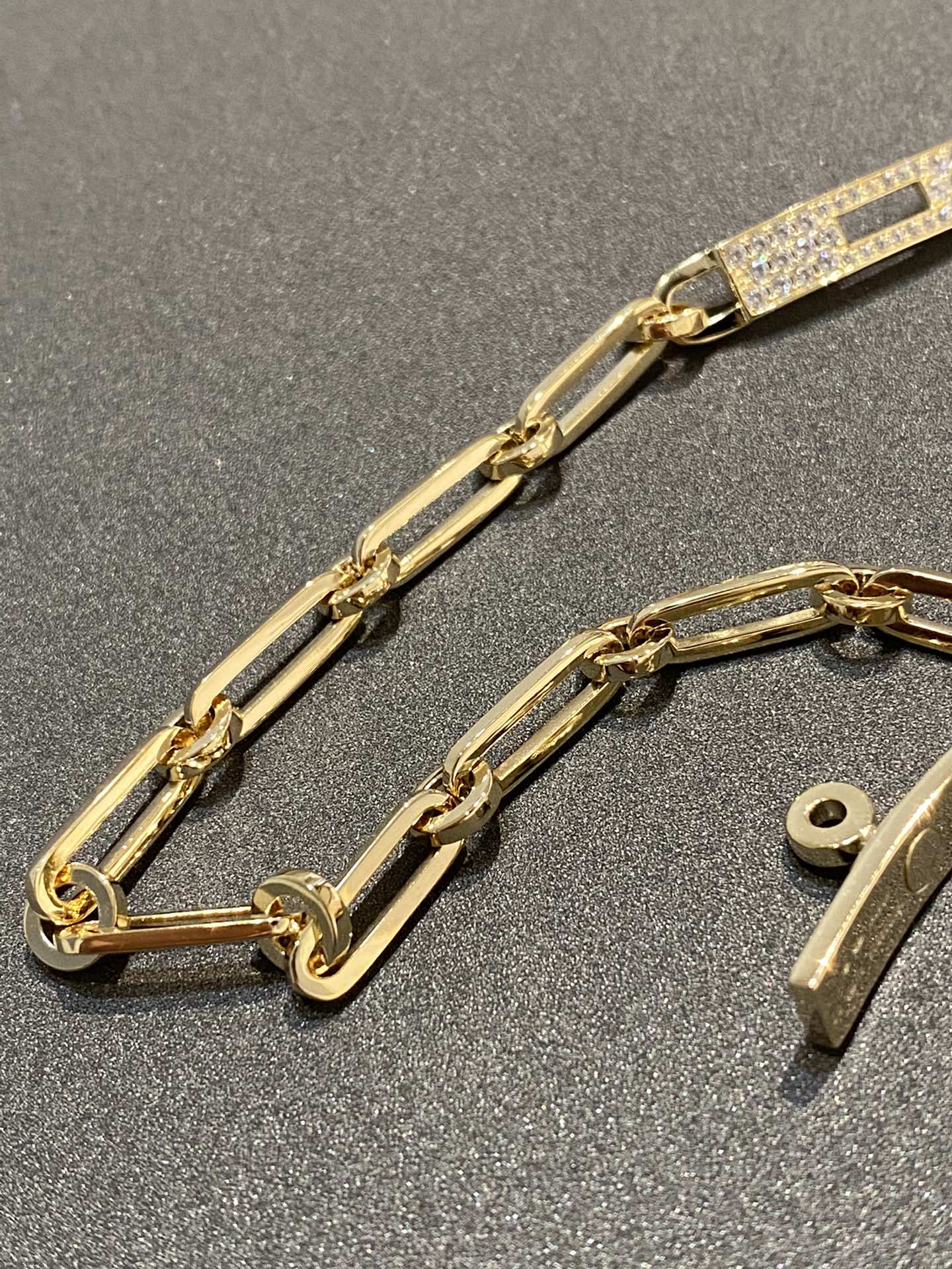 [Bijoux de luxe]BRACELET CHAINE PETIT MODÈLE DIAMANT
