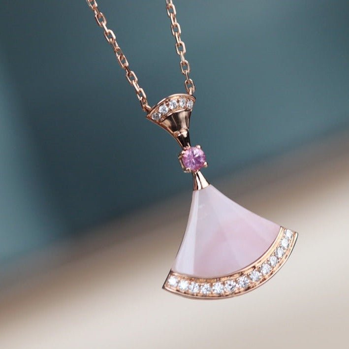 [Luxe Jewelry]DREAM NECKLACE PINK MOP DIAMOND