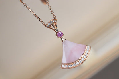 [Luxe Jewelry]DREAM NECKLACE PINK MOP DIAMOND