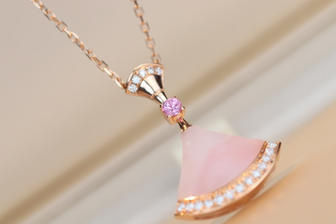 [Luxe Jewelry]DREAM NECKLACE PINK MOP DIAMOND
