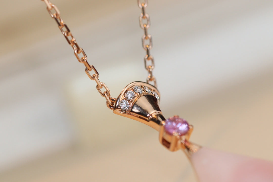 [Luxe Jewelry]DREAM NECKLACE PINK MOP DIAMOND