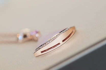 [Luxe Jewelry]DREAM NECKLACE PINK MOP DIAMOND