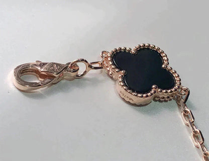 [Bijoux de luxe] BRACELET TRÈFLE 5 MOTIFS MULTICOLORE