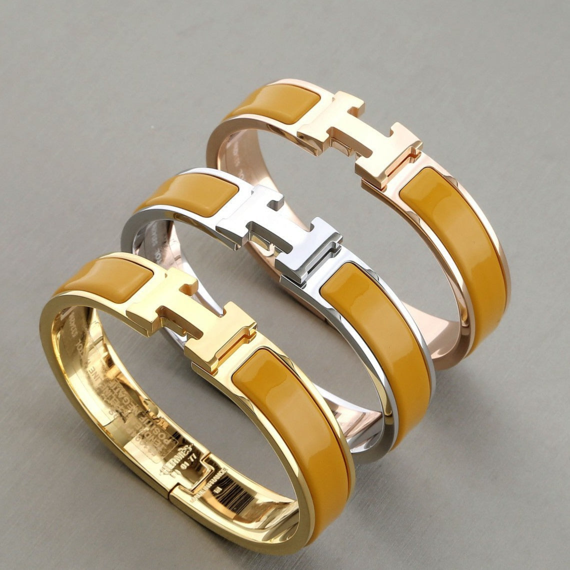 [Luxe Jewelry]H BRACELET PERU 12MM