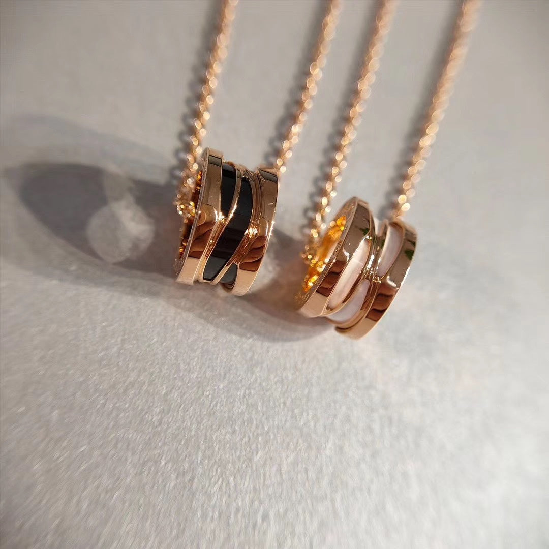 [Luxe Jewelry]ZERO 1 NECKLACE PINK GOLD