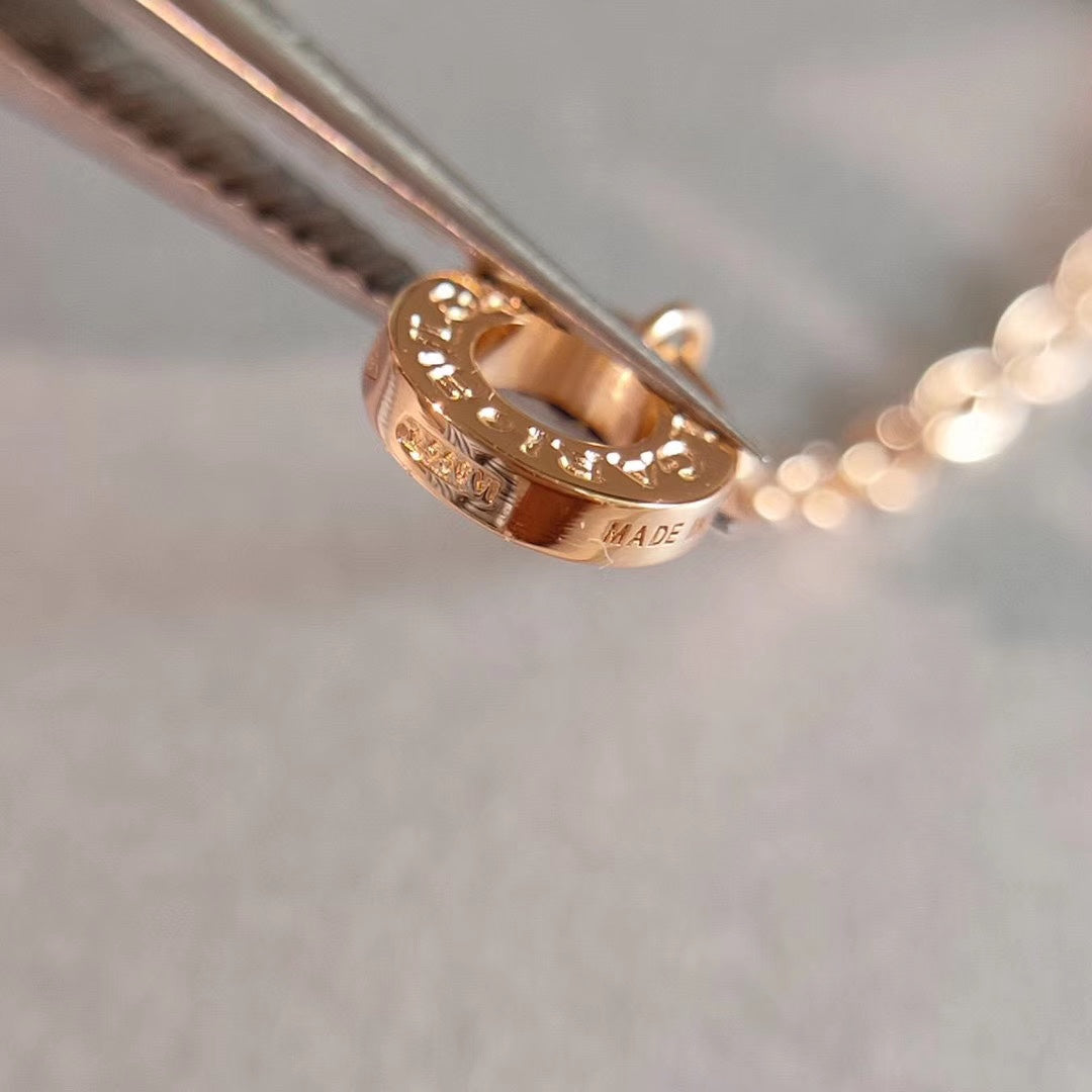 [Luxe Jewelry]ZERO 1 NECKLACE PINK GOLD