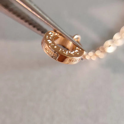 [Luxe Jewelry]ZERO 1 NECKLACE PINK GOLD