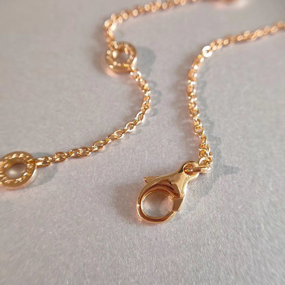 [Luxe Jewelry]ZERO 1 NECKLACE PINK GOLD
