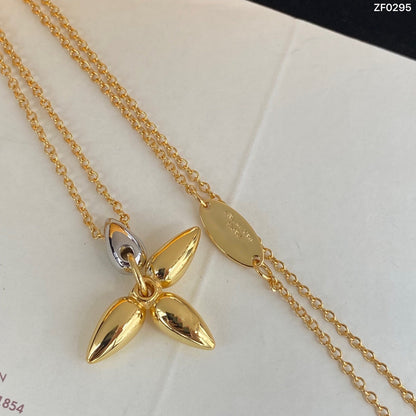 [Bijoux de luxe]Collier pendentif Louisette en or