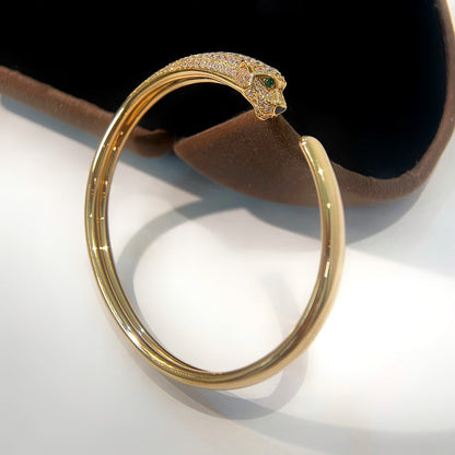 [Luxe Jewelry]PANTHERE GOLD DIAMOND OPEN BRACELET