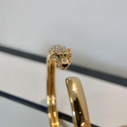 [Luxe Jewelry]PANTHERE GOLD DIAMOND OPEN BRACELET