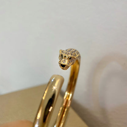 [Luxe Jewelry]PANTHERE GOLD DIAMOND OPEN BRACELET