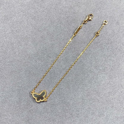 [Bijoux de luxe] Bracelet papillon en nacre foncée