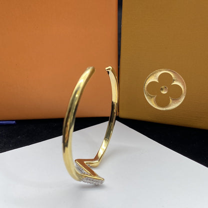 [Bijoux de luxe] BRACELET OUVERT EN OR DIAMANT VOLTE UPITE DOWN