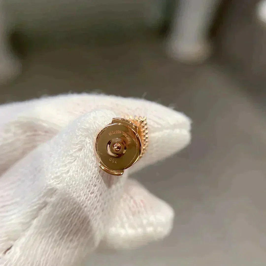 [Bijoux de luxe]Boucles d'oreilles clous en forme de cœur en cornaline