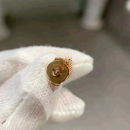 [Bijoux de luxe]Boucles d'oreilles clous en forme de cœur en cornaline