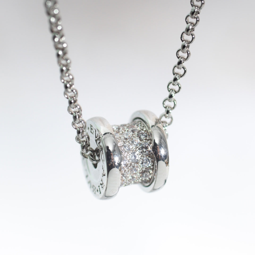 [Luxe Jewelry]ZERO 1 SILVER DIAMOND NECKLACE