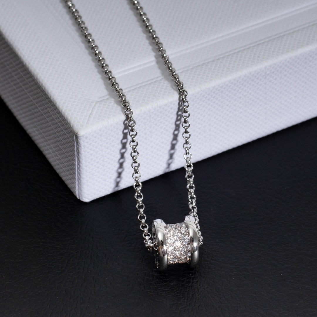 [Luxe Jewelry]ZERO 1 SILVER DIAMOND NECKLACE