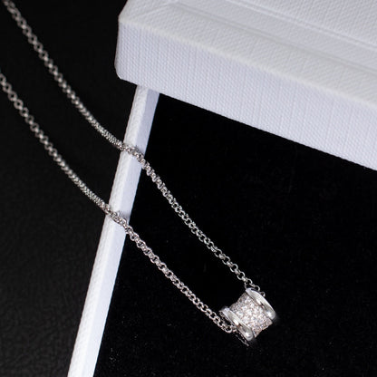 [Luxe Jewelry]ZERO 1 SILVER DIAMOND NECKLACE