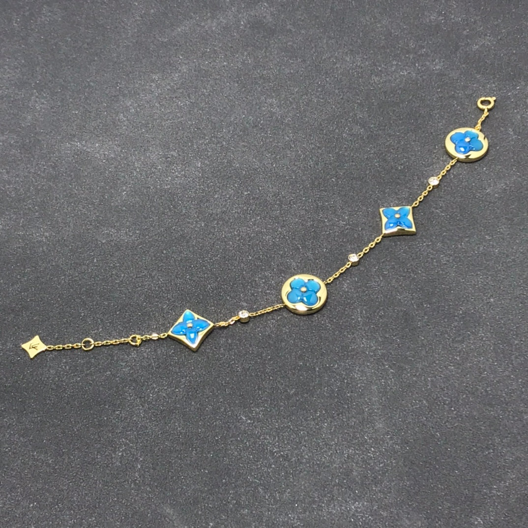 [Luxe Jewelry]STAR AND SUN TURQUOISE 4 MOTIFS 3 DIAMONDS