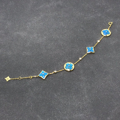 [Luxe Jewelry]STAR AND SUN TURQUOISE 4 MOTIFS 3 DIAMONDS