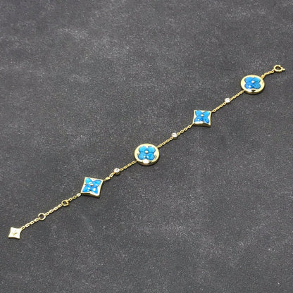 [Luxe Jewelry]STAR AND SUN TURQUOISE 4 MOTIFS 3 DIAMONDS