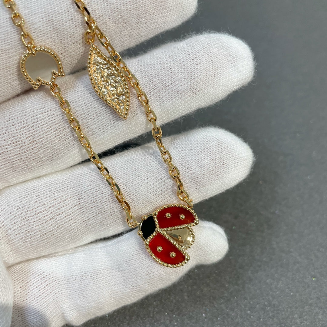 [Luxe Jewelry]LUCKY SPRING 15 MOTIFS GOLD NECKLACE