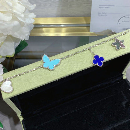 [Luxe Jewelry]LUCKY SPRING SILVER BRACELET 4 MOTIF