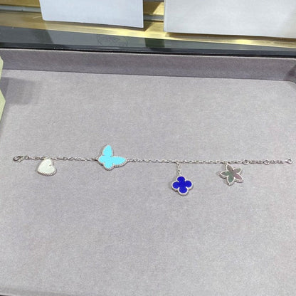 [Luxe Jewelry]LUCKY SPRING SILVER BRACELET 4 MOTIF