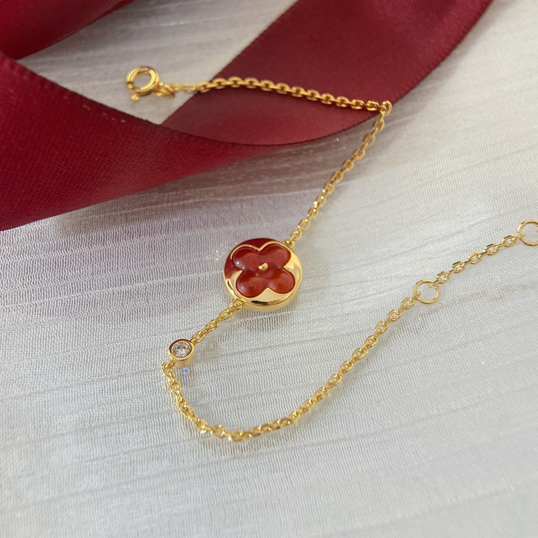 [Luxe Jewelry]SUN PEDANT CARNELIAN BRACELET