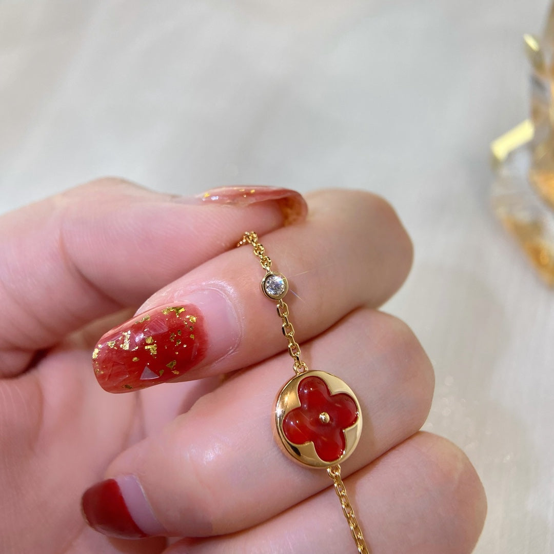 [Luxe Jewelry]SUN PEDANT CARNELIAN BRACELET