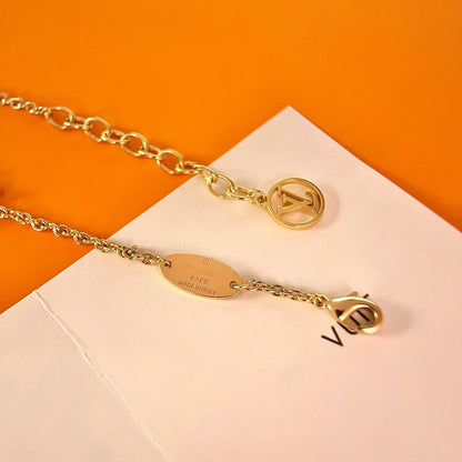 [Luxe Jewelry]LOGO STAR MOTIF GOLD BRACELET