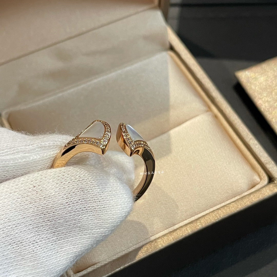[Luxe Jewelry]DREAM MOP DIAMOND OPEN RING